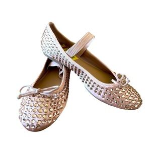 NWT I.N.C. International Concepts Pink Effie Embellished Ballerina Flats Size 6